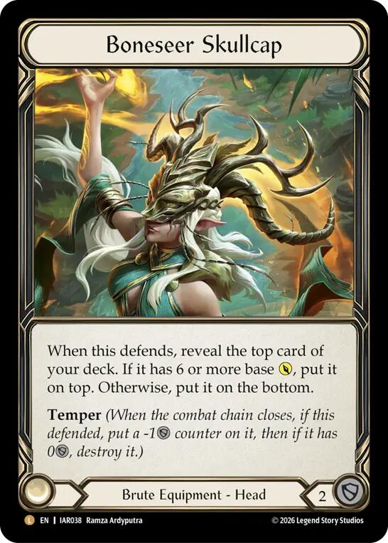 Boneseer Skullcap (IAR038) [Usurp the Shadow Throne]