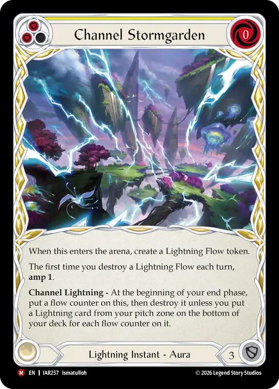 Channel Stormgarden (IAR257) [Usurp the Shadow Throne]