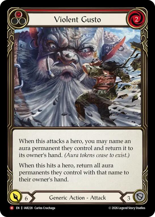 Violent Gusto (IAR228) [Usurp the Shadow Throne]