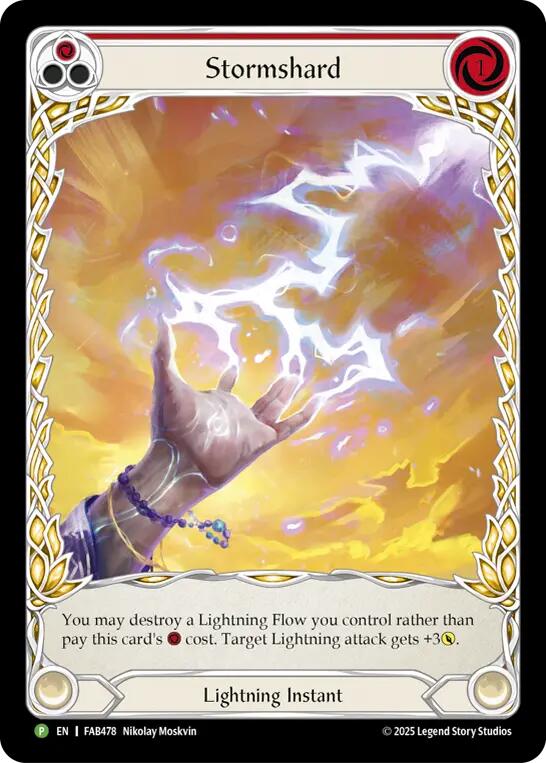 Stormshard (Red) - FAB478 (FAB478) [Flesh and Blood: Promo Cards]