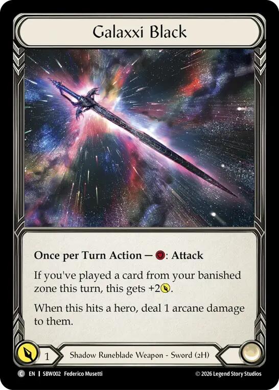 Galaxxi Black (SBW002) [Silver Age: Usurp the Shadow Throne]
