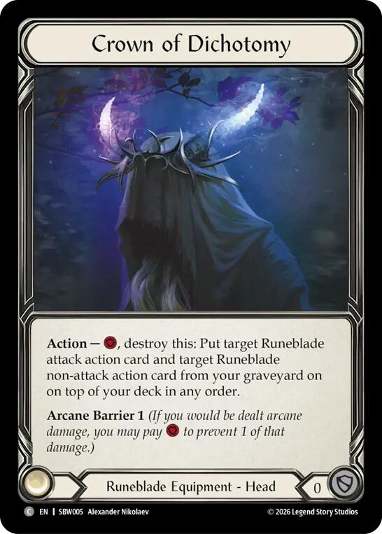 Crown of Dichotomy (SBW005) [Silver Age: Usurp the Shadow Throne]