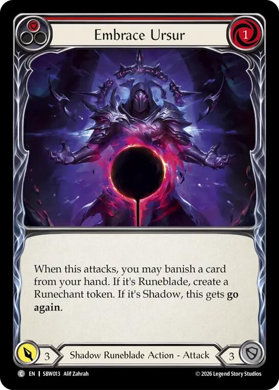 Embrace Ursur (Red) (SBW013) [Silver Age: Usurp the Shadow Throne]