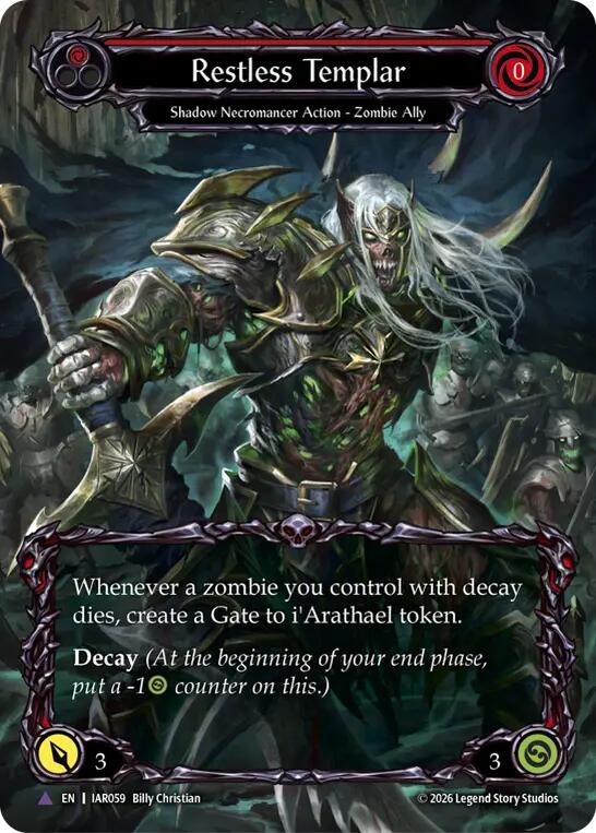 Restless Templar (Marvel) (IAR059) [Usurp the Shadow Throne]