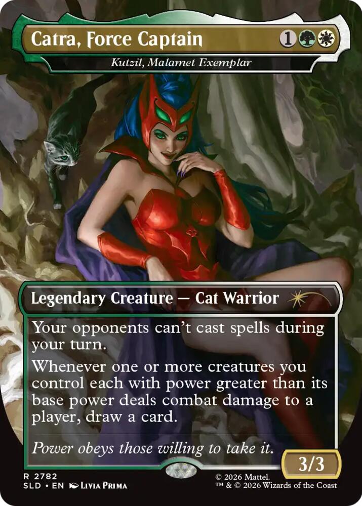 Catra, Force Captain - Kutzil, Malamet Exemplar (2782) [Secret Lair Drop Series]