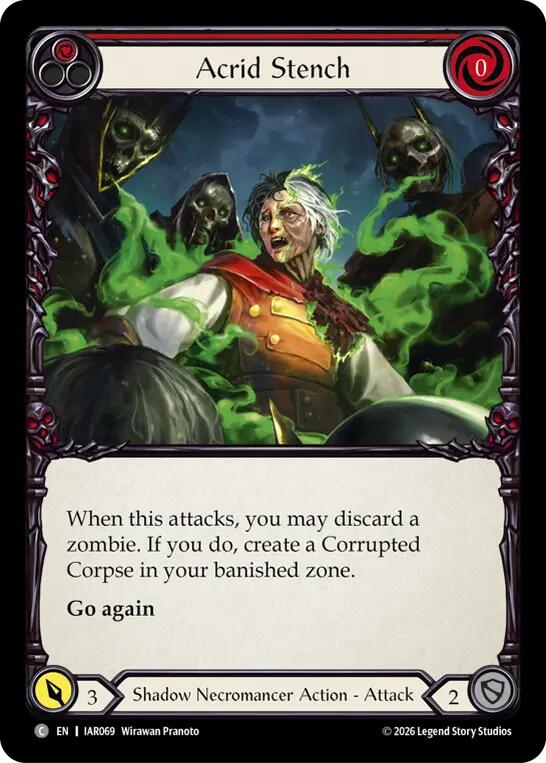 Acrid Stench (Red) (IAR069) [Usurp the Shadow Throne]