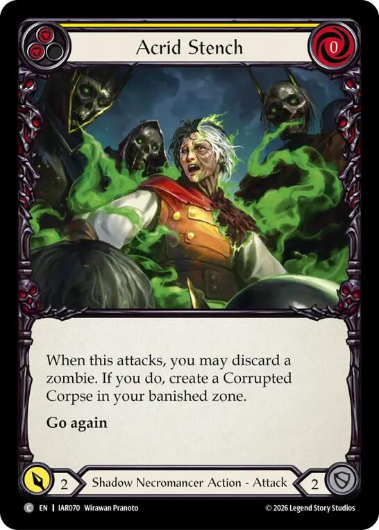 Acrid Stench (Yellow) (IAR070) [Usurp the Shadow Throne]