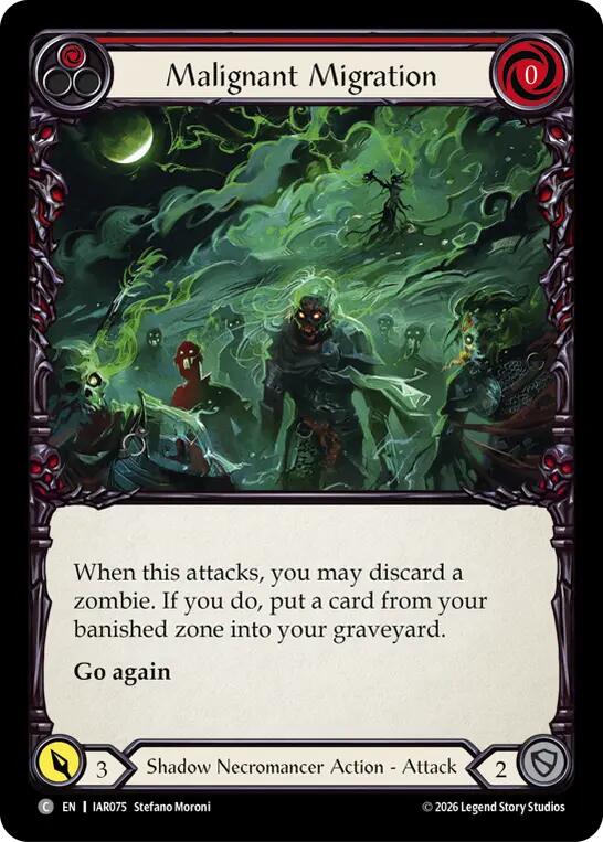 Malignant Migration (Red) (IAR075) [Usurp the Shadow Throne]