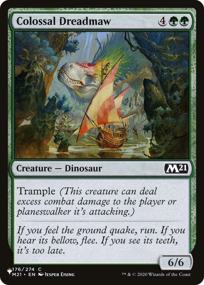 Colossal Dreadmaw (M21) (176) [The List Reprints]