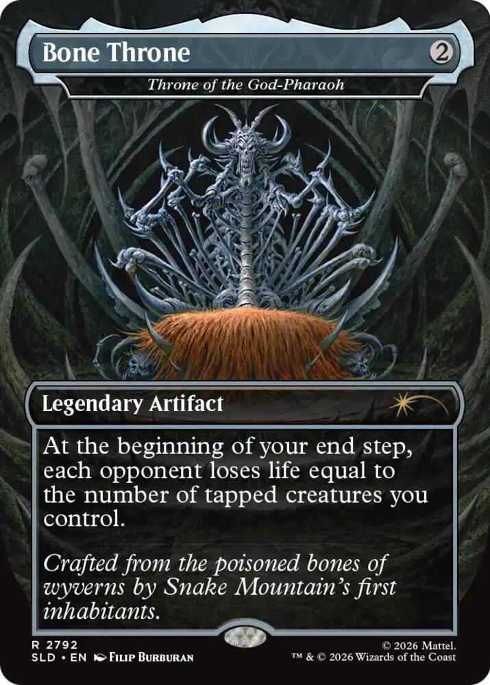 Bone Throne - Throne of the God-Pharaoh (2792) [Secret Lair Drop Series]