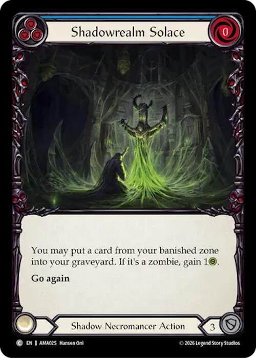 Shadowrealm Solace (AMA025) [Armory Deck: Malice]