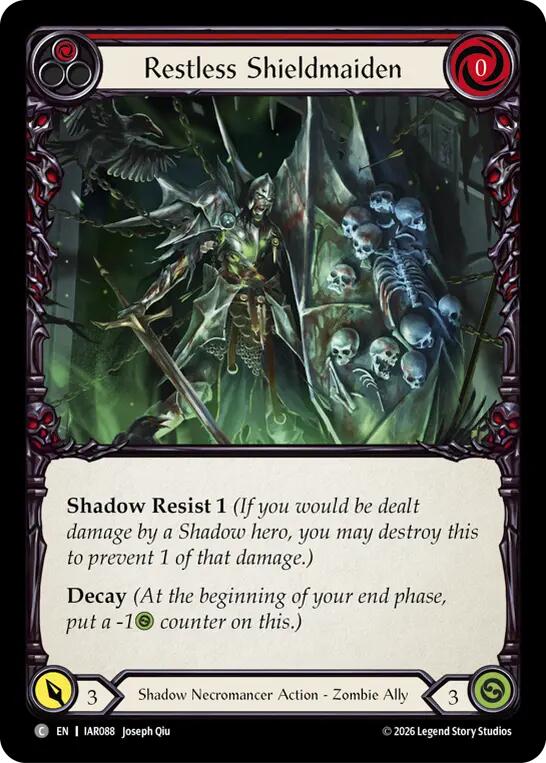 Restless Shieldmaiden (IAR088) [Usurp the Shadow Throne]