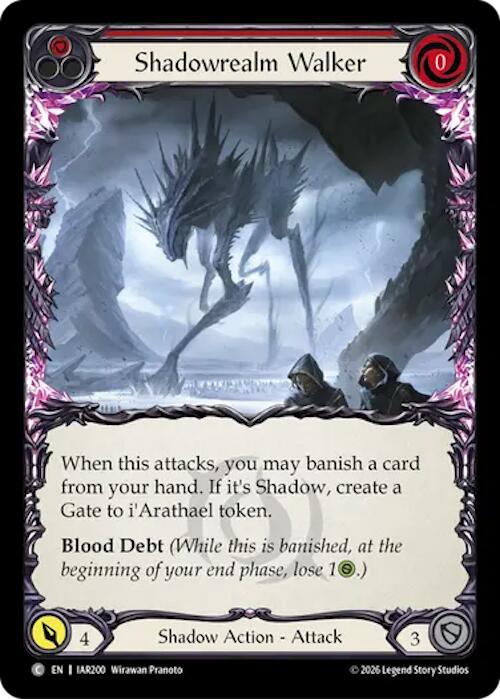 Shadowrealm Walker (Red) (IAR200) [Usurp the Shadow Throne]