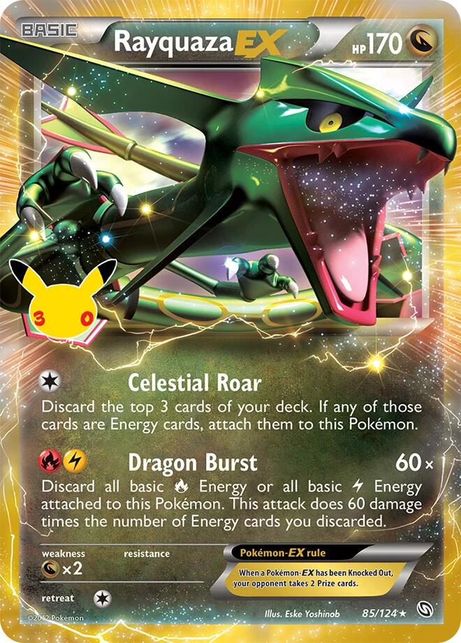 Rayquaza EX (85/124) [ME: 30th Celebration Classic Collection]