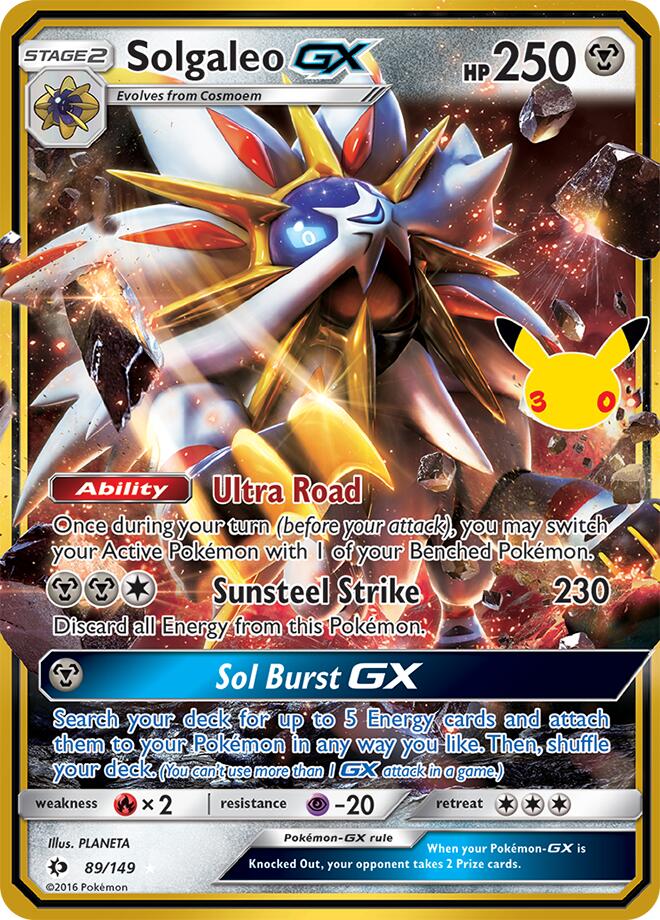 Solgaleo GX (89/149) [ME: 30th Celebration Classic Collection]