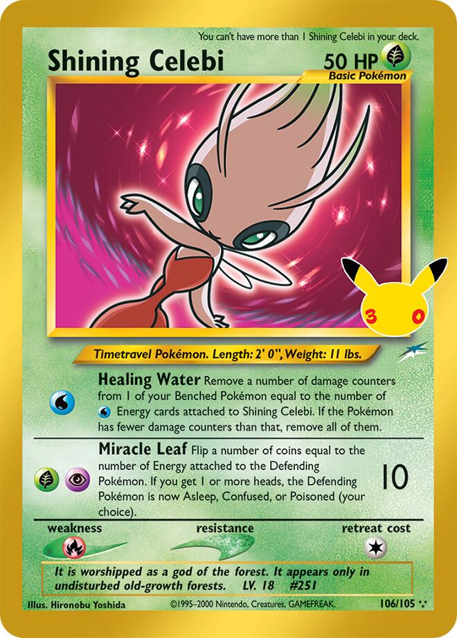 Shining Celebi (106/105) [ME: 30th Celebration Classic Collection]