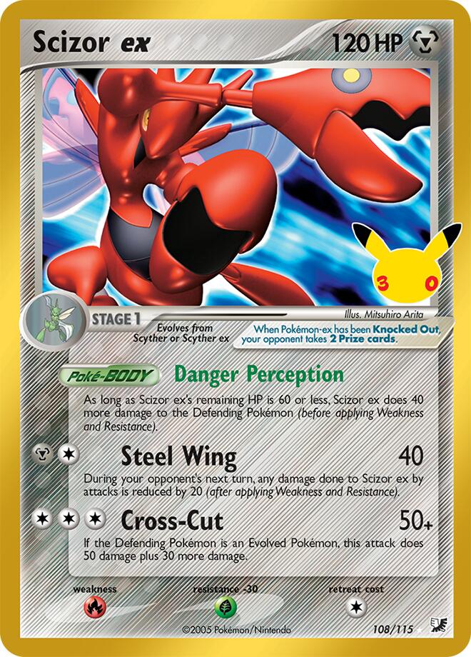 Scizor ex (108/115) [ME: 30th Celebration Classic Collection]