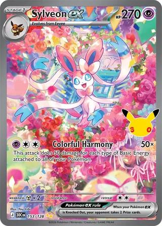 Sylveon ex - 153/128 (153/128) [ME: 30th Celebration]