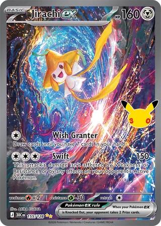 Jirachi ex - 155/128 (155/128) [ME: 30th Celebration]