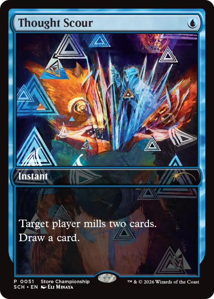 Thought Scour (51) [Game Day & Store Championship Promos]
