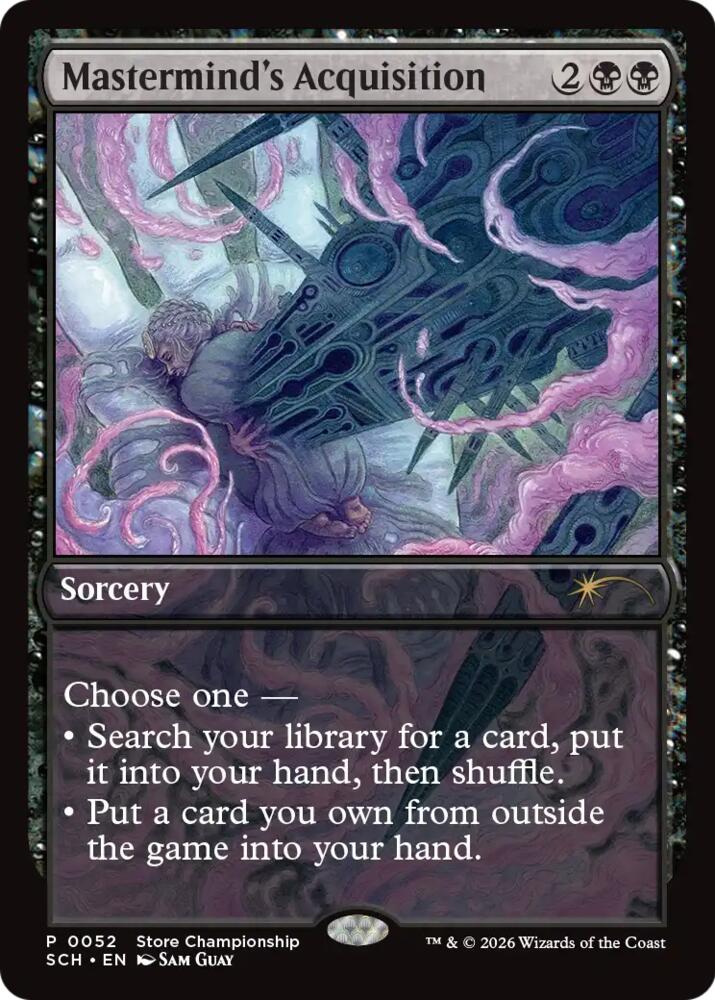 Mastermind's Acquisition (52) [Game Day & Store Championship Promos]