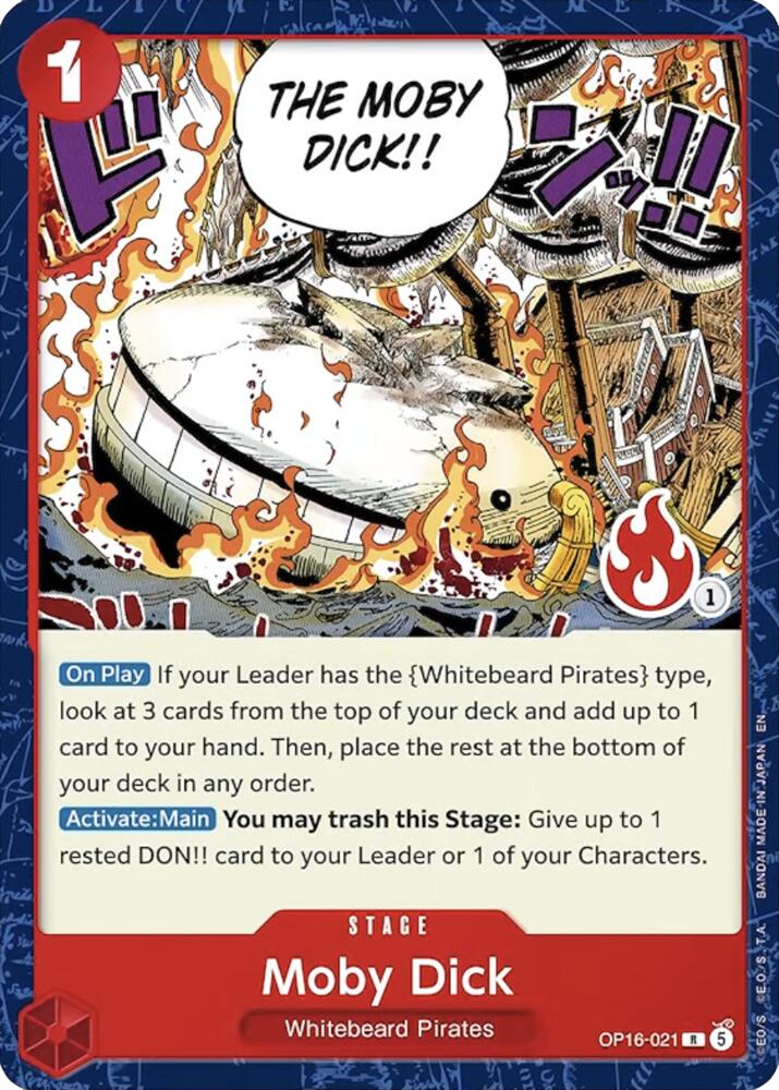 Moby Dick (Ace Deck) (OP16-021) [Set Sail Deck Set]