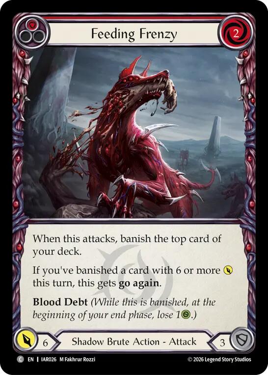 Feeding Frenzy (Red) (IAR026) [Usurp the Shadow Throne]