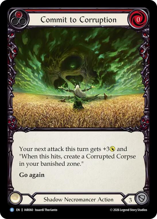 Commit to Corruption (Red) (IAR060) [Usurp the Shadow Throne]