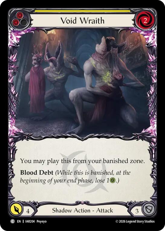 Void Wraith (Yellow) (IAR204) [Usurp the Shadow Throne]