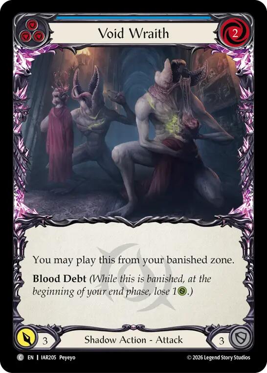 Void Wraith (Blue) (IAR205) [Usurp the Shadow Throne]