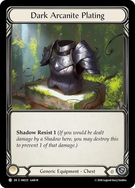 Dark Arcanite Plating (IAR225) [Usurp the Shadow Throne]