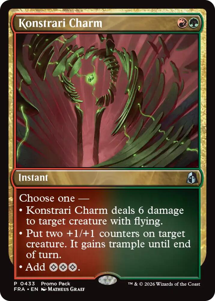 Konstrari Charm (433) [Promo Pack: Reality Fracture]