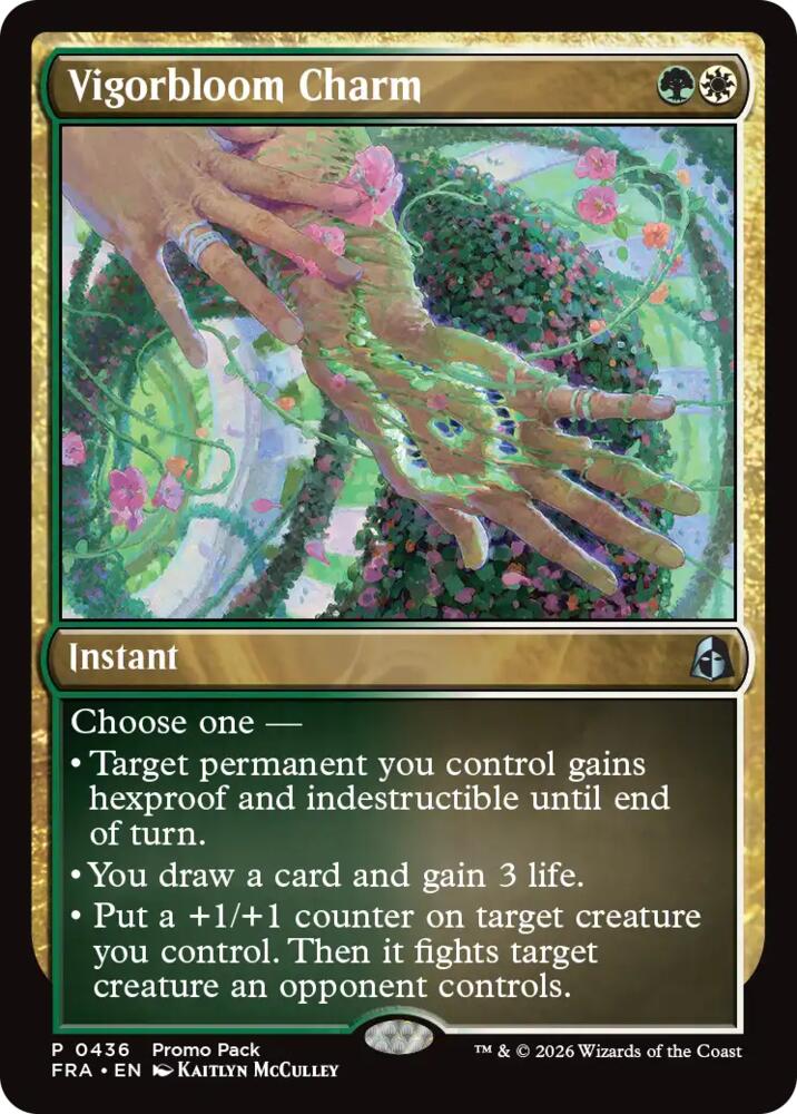 Vigorbloom Charm (436) [Promo Pack: Reality Fracture]