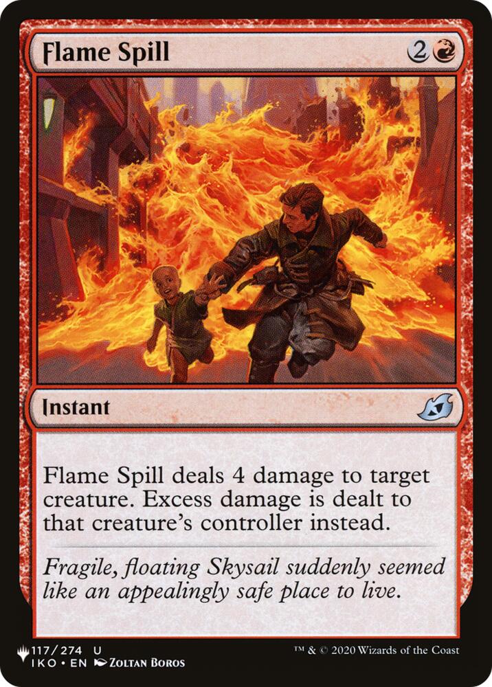 Flame Spill (117) [The List Reprints]