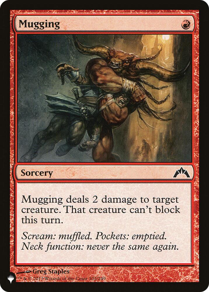 Mugging (102) [The List Reprints]