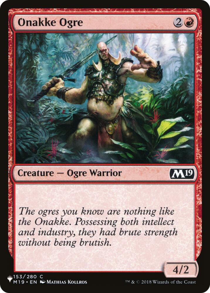 Onakke Ogre (153) [The List Reprints]