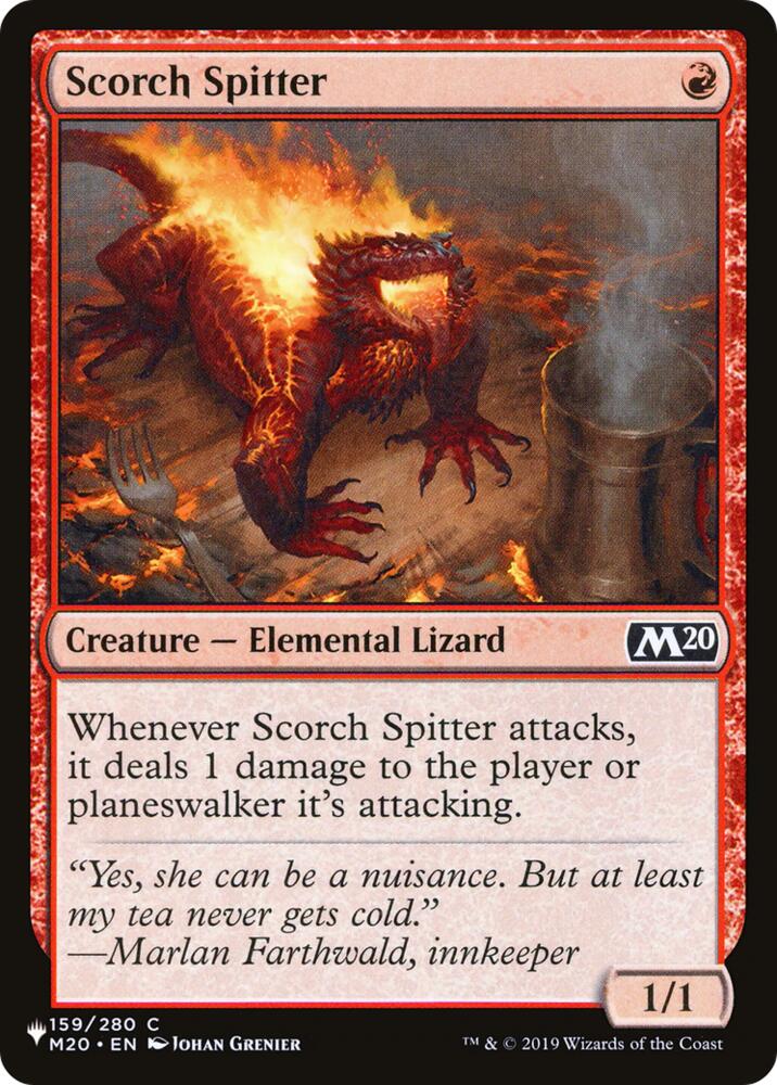 Scorch Spitter (159) [The List Reprints]