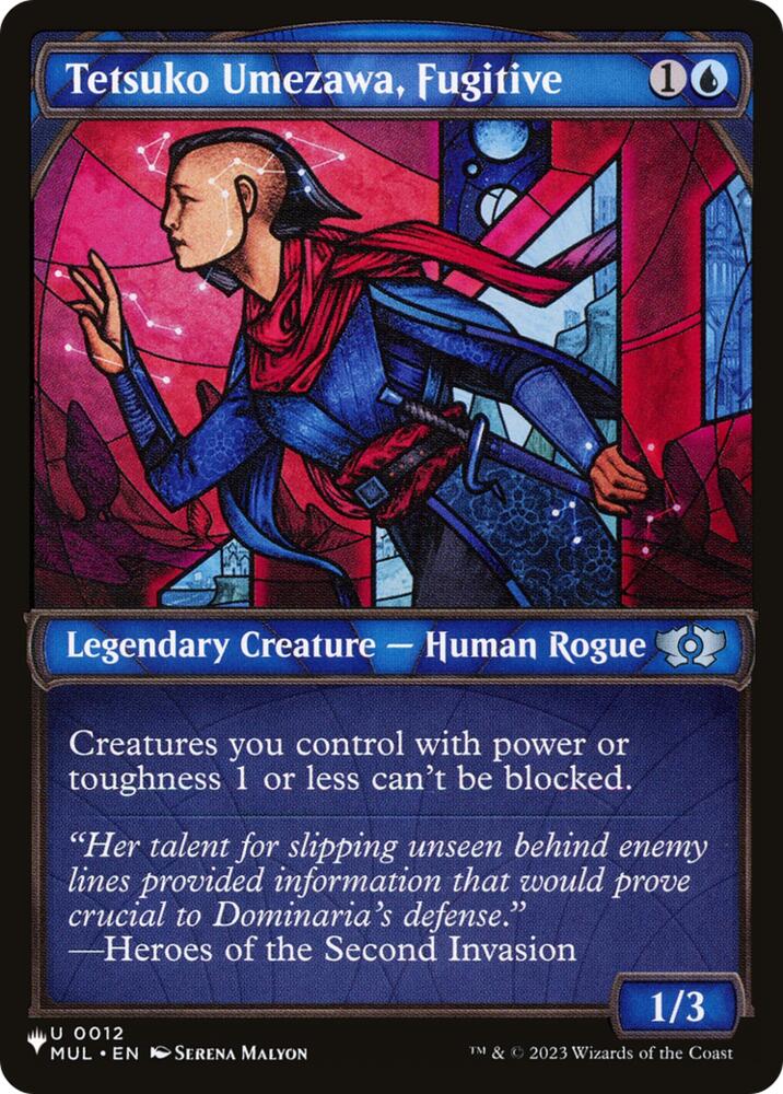 Tetsuko Umezawa, Fugitive (MUL) (12) [The List Reprints]