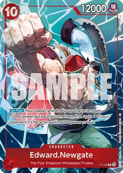 Edward.Newgate (Premium Card Collection -Flame-Flame Fruit Coliseum Edition-) (P-152) [One Piece Promotion Cards]