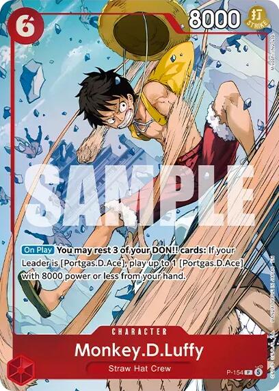 Monkey.D.Luffy (Premium Card Collection -Flame-Flame Fruit Coliseum Edition-) (P-154) [One Piece Promotion Cards]