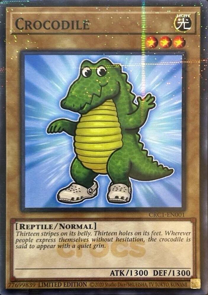 Crocodile (Crocs Exclusive) (CRC1-EN001) [Miscellaneous Promotional Cards]
