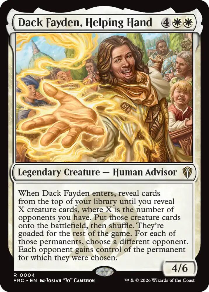 Dack Fayden, Helping Hand (4) [Commander: Reality Fracture]