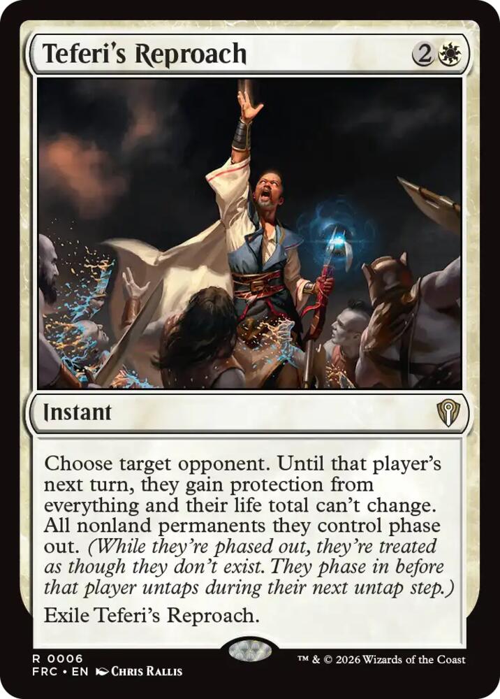 Teferi's Reproach (6) [Commander: Reality Fracture]