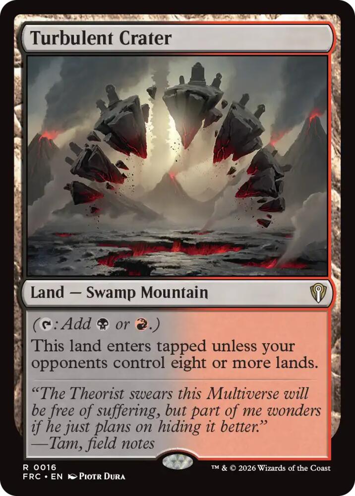 Turbulent Crater (16) [Commander: Reality Fracture]