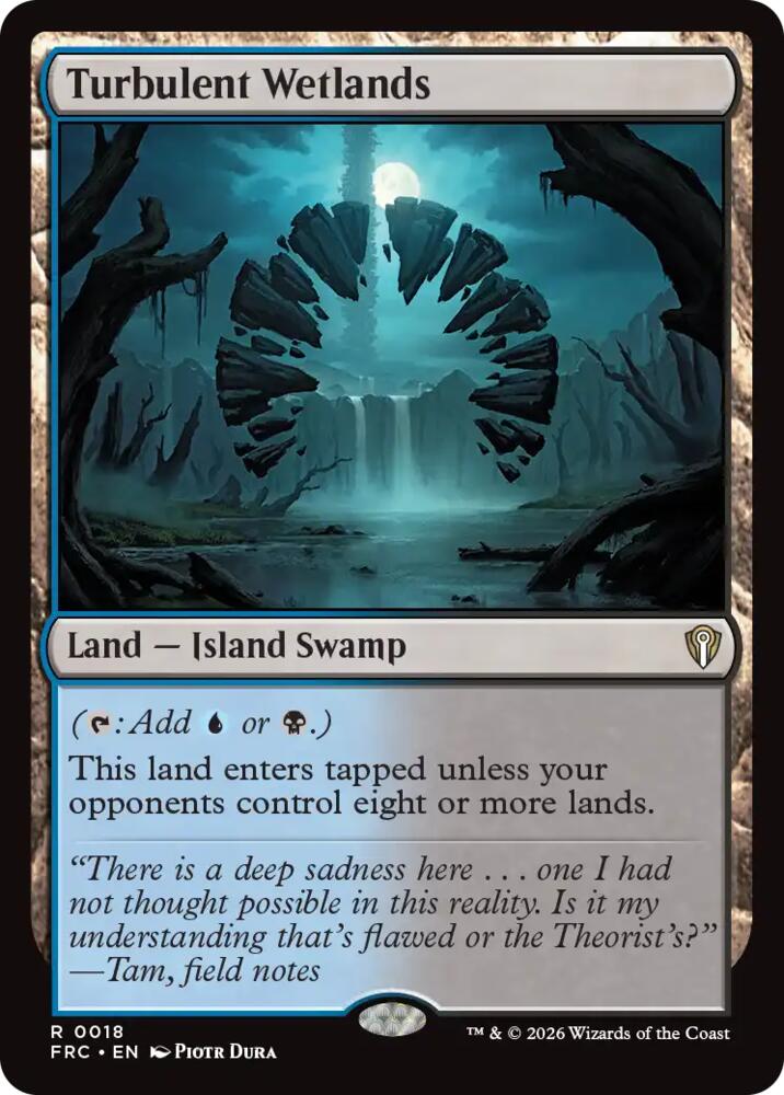 Turbulent Wetlands (18) [Commander: Reality Fracture]