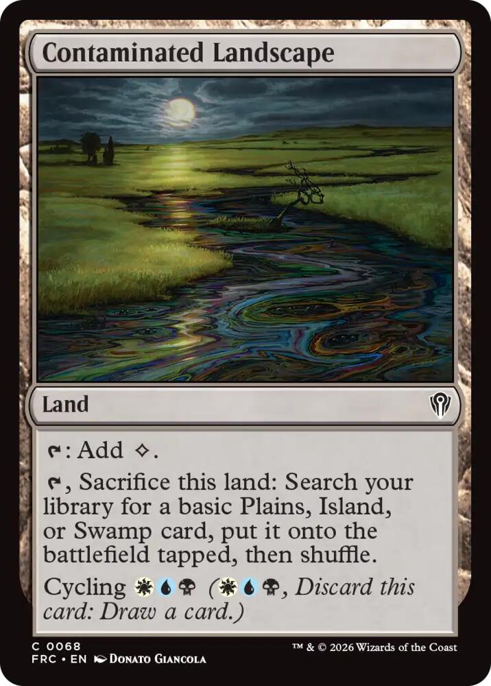 Contaminated Landscape (68) [Commander: Reality Fracture]