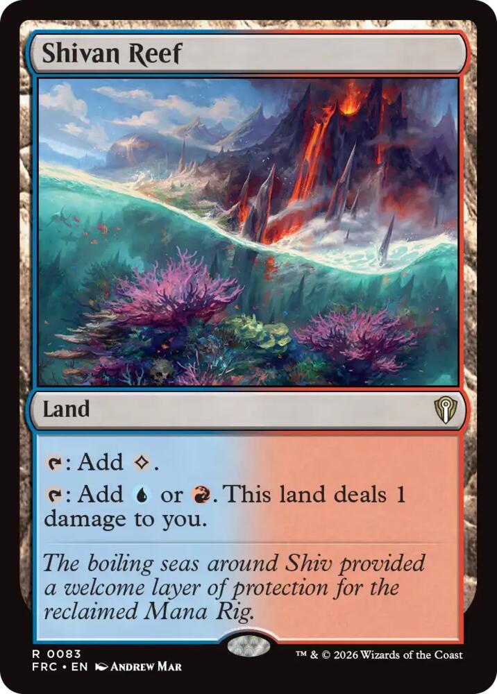 Shivan Reef (83) [Commander: Reality Fracture]