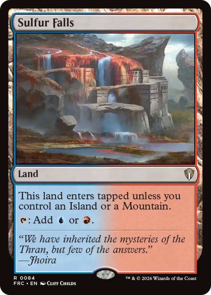 Sulfur Falls (84) [Commander: Reality Fracture]