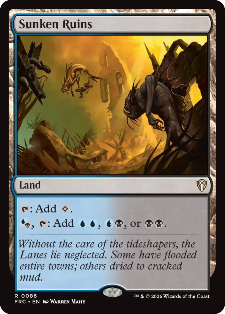 Sunken Ruins (86) [Commander: Reality Fracture]