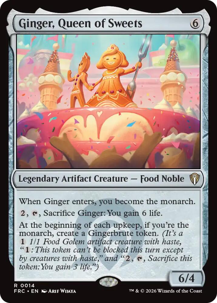 Ginger, Queen of Sweets (14) [Commander: Reality Fracture]
